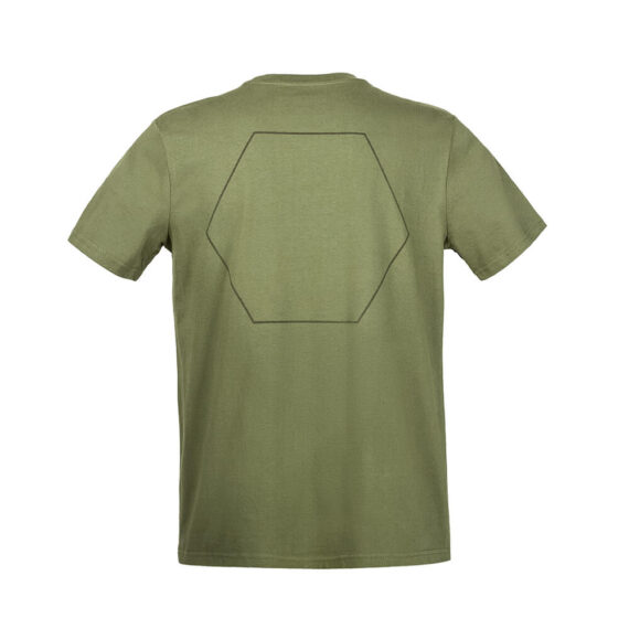 T-Shirt HEX “Geometric Icon” Military Green Wonderland 00002@1000px