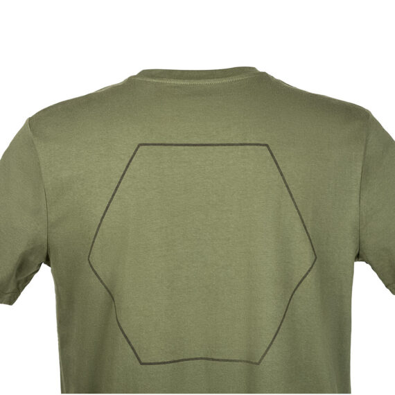 T-Shirt HEX “Geometric Icon” Military Green Wonderland 00003@1000px