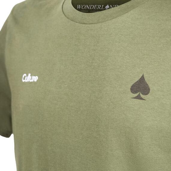 T-Shirt HEX “Geometric Icon” Military Green Wonderland 00004@1000px