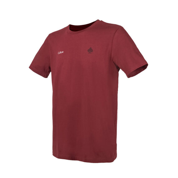 T-Shirt SQUARE “Geometric Icon” Burgundy Wonderland 00002@1000px