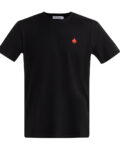 Wonderland Culture T-Shirt T-Color BLACK logo red 003