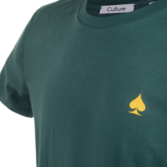Wonderland Culture T-Shirt T-Color GLAZZED GREEN (logo Yellow) 004
