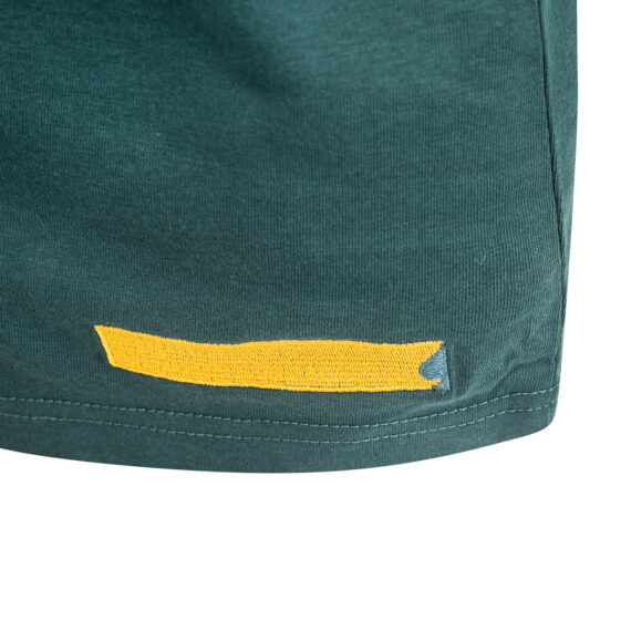 Wonderland Culture T-Shirt T-Color GLAZZED GREEN (logo Yellow) 005