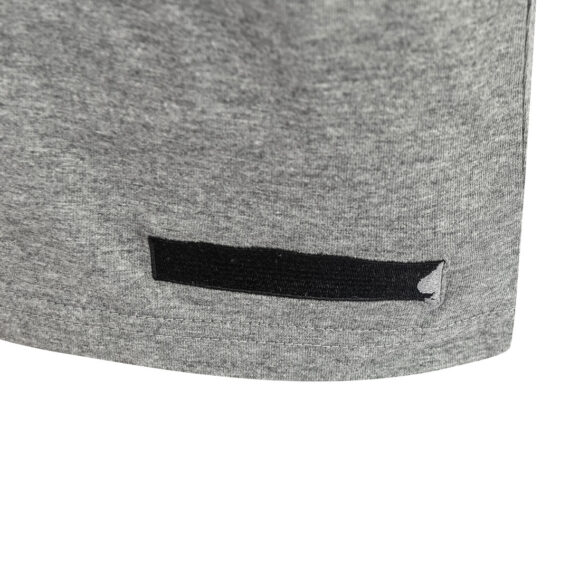 Wonderland Culture T-Shirt T-Color MID HEATER GREY logo black 002