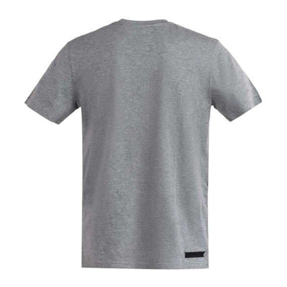 Wonderland Culture T-Shirt T-Color MID HEATER GREY logo black 005