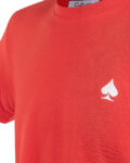 Wonderland Culture T-Shirt T-Color RED BRIGHT logo white 001
