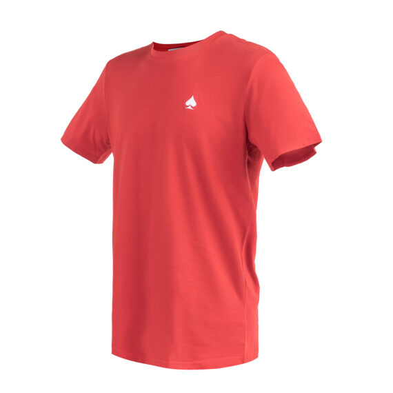 Wonderland Culture T-Shirt T-Color RED BRIGHT logo white 004