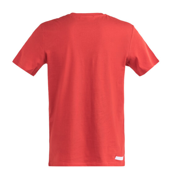 Wonderland Culture T-Shirt T-Color RED BRIGHT logo white 005