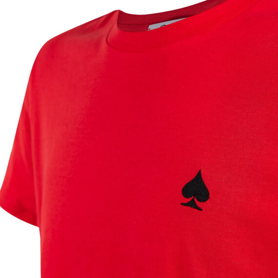 Wonderland Culture T-Shirt T-Color RED logo black 001