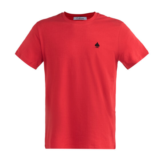 Wonderland Culture T-Shirt T-Color RED logo black 023