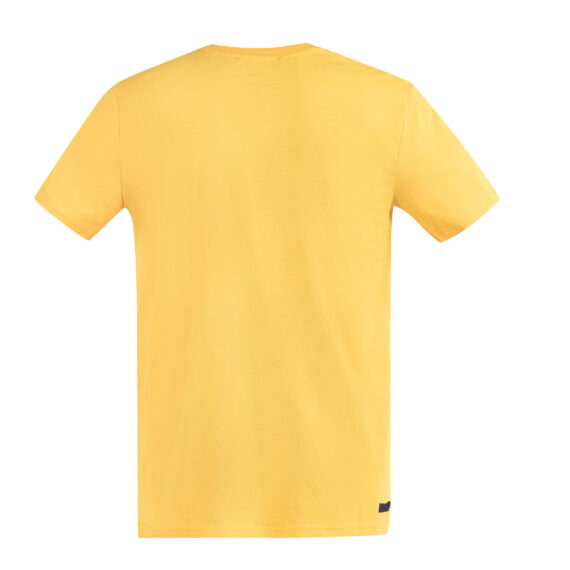 Wonderland Culture T-Shirt T-Color SPECTRA YELLOW logo french navy 003