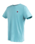 Wonderland Culture T-Shirt T-Color TEAL MONSTERA logo burgundy 004