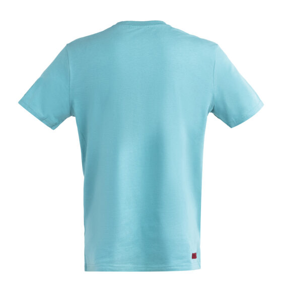 Wonderland Culture T-Shirt T-Color TEAL MONSTERA logo burgundy 005